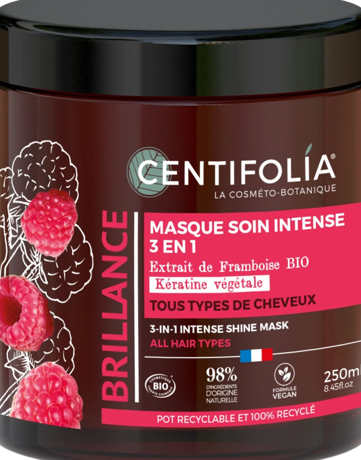 3in1 Intense Shine Mask, 250 ml