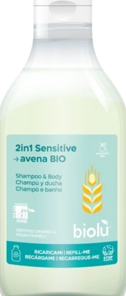 2in1 Sensitive - Shampoo & Body, 250 ml