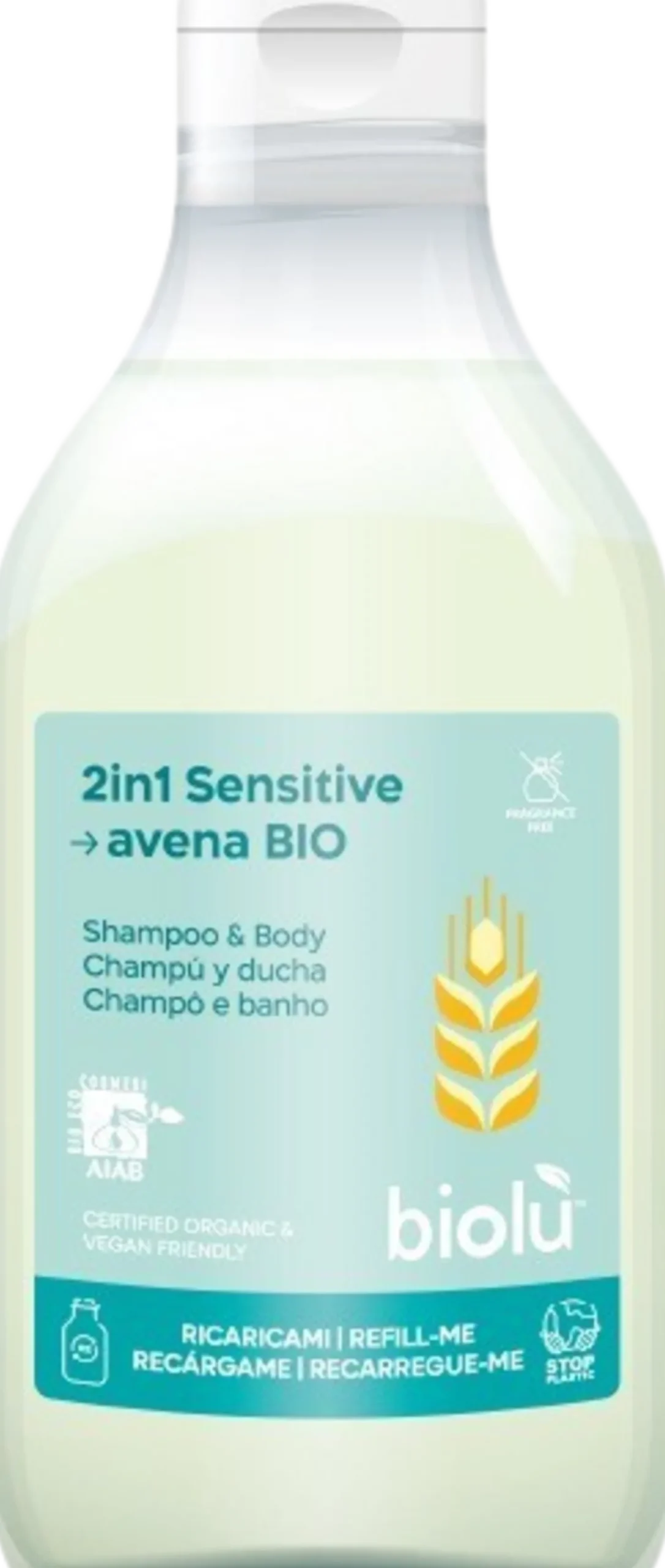 2in1 Sensitive - Shampoo & Body, 250 ml