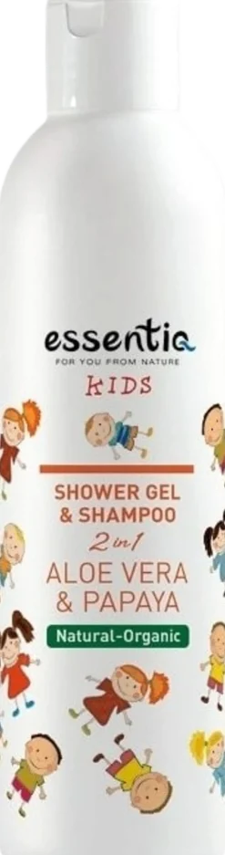 2in1 Shower Gel & Shampoo Kids Aloe Vera & Papaya, 250 ml
