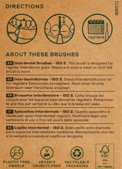 Interdental Brushes, ISO 2 (6 pezzi)