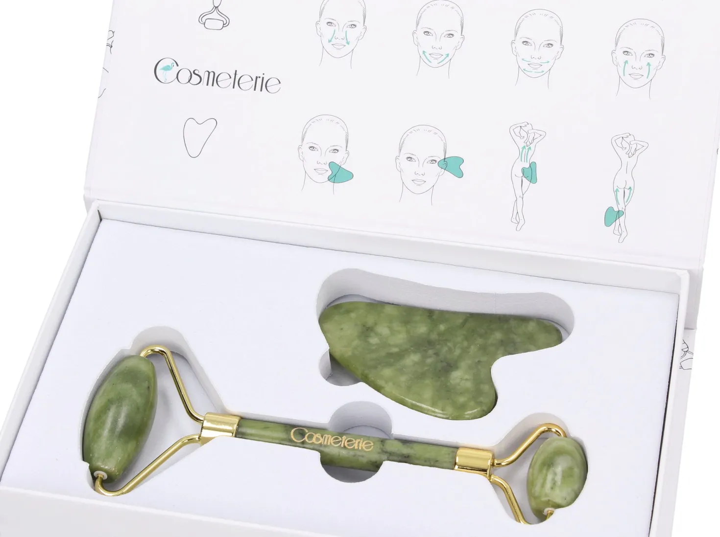 Jade Roller + Gua Sha