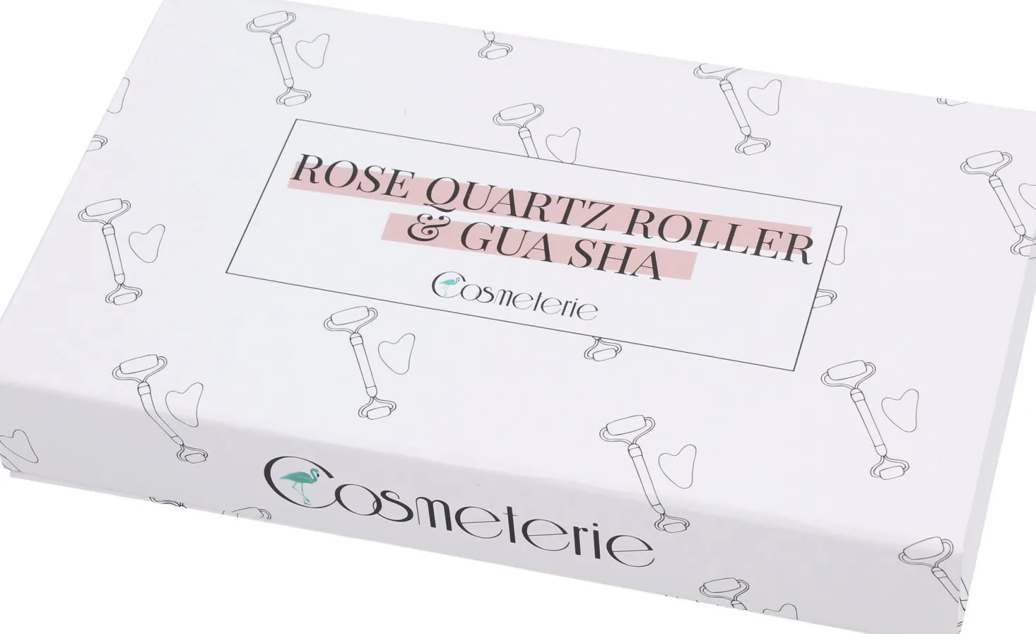Jade Roller Rose Quartz + Gua Sha