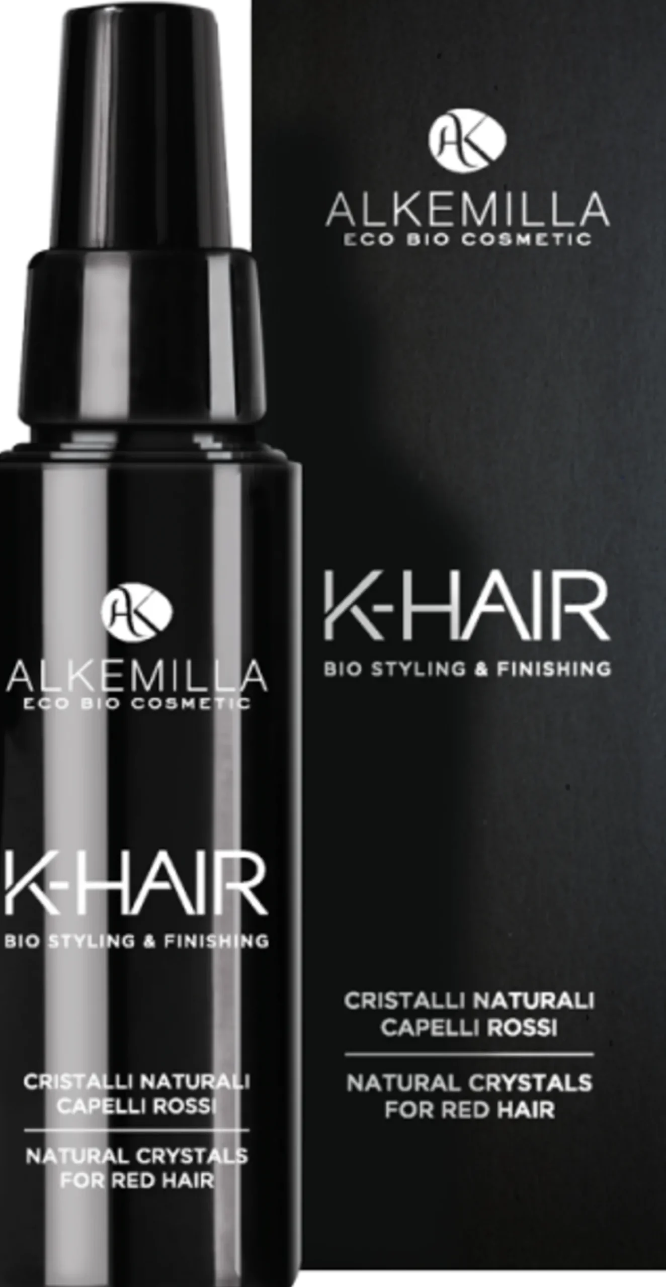 K-HAIR Cristalli Naturali per Capelli, Capelli rossi (50 ml)