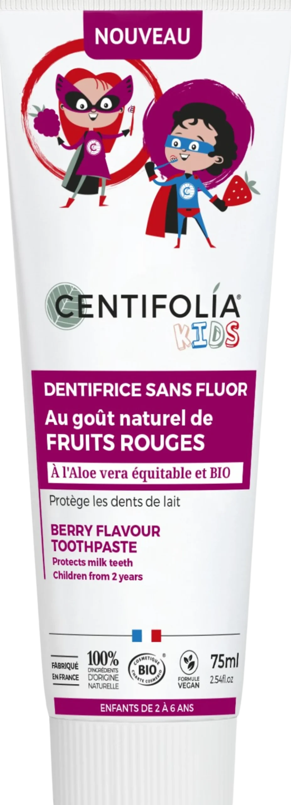 Kids Berry Flavour Toothpaste, 75 ml