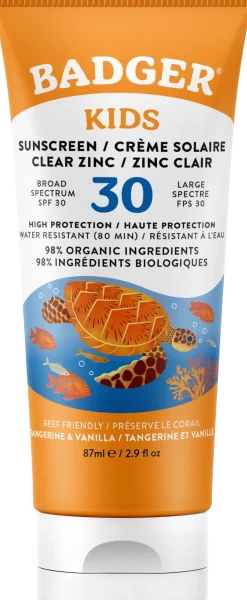 Kids Clear Zinc Sunscreen SPF 30, 87 ml
