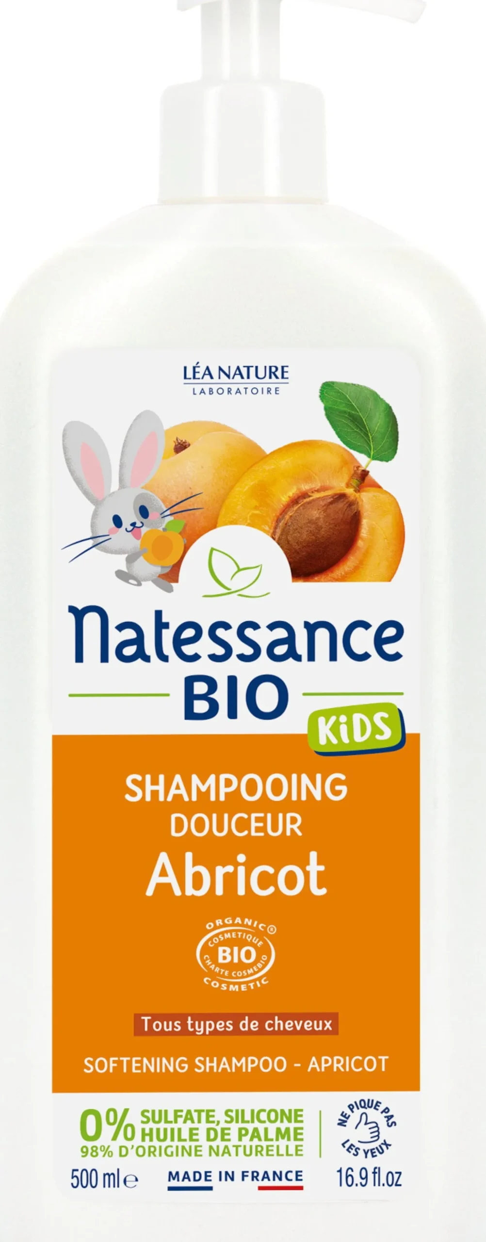 Kids - Shampoo per Bambini all'Albicocca, 500 ml