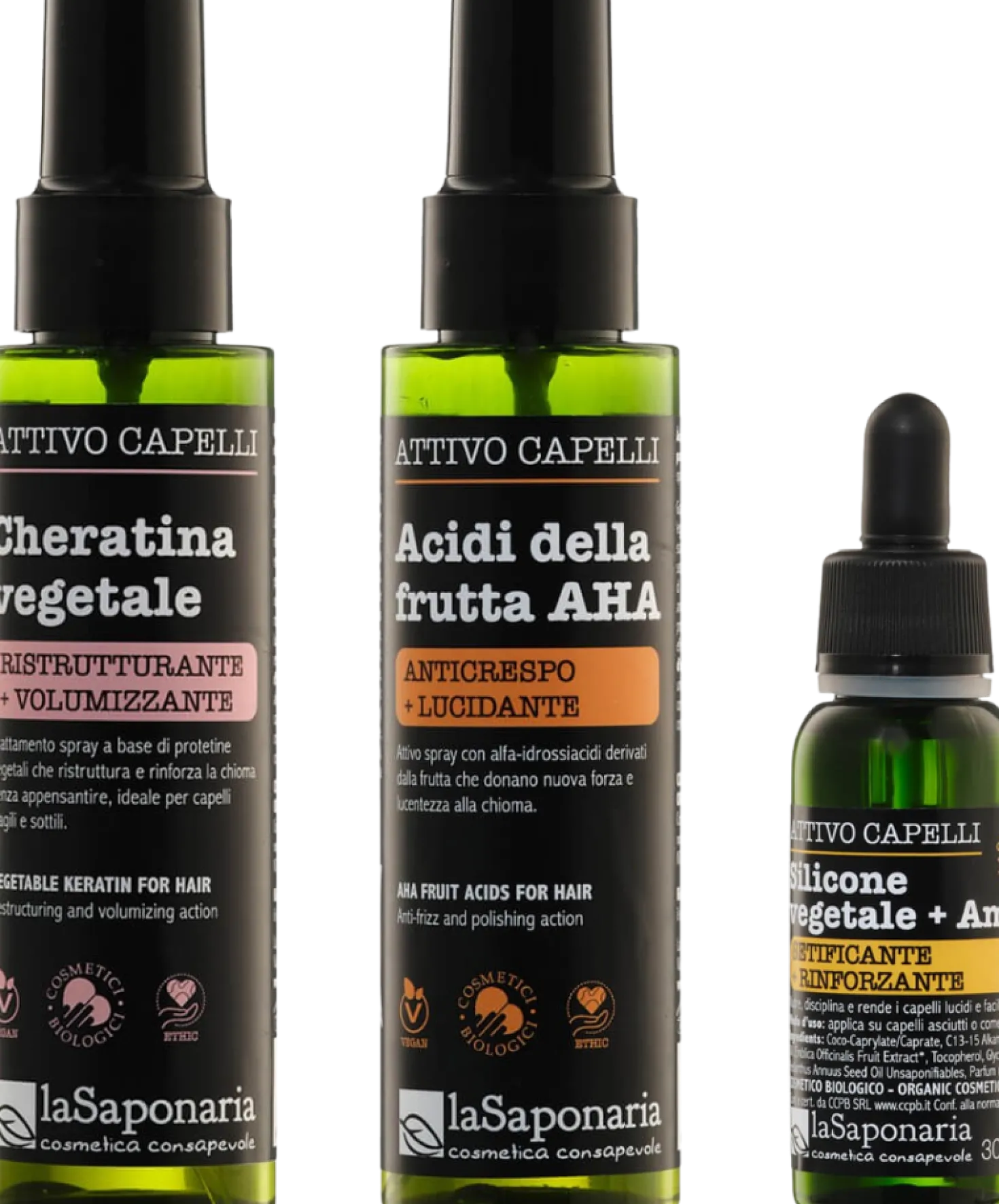 Kit Attivi Capelli, 230 ml