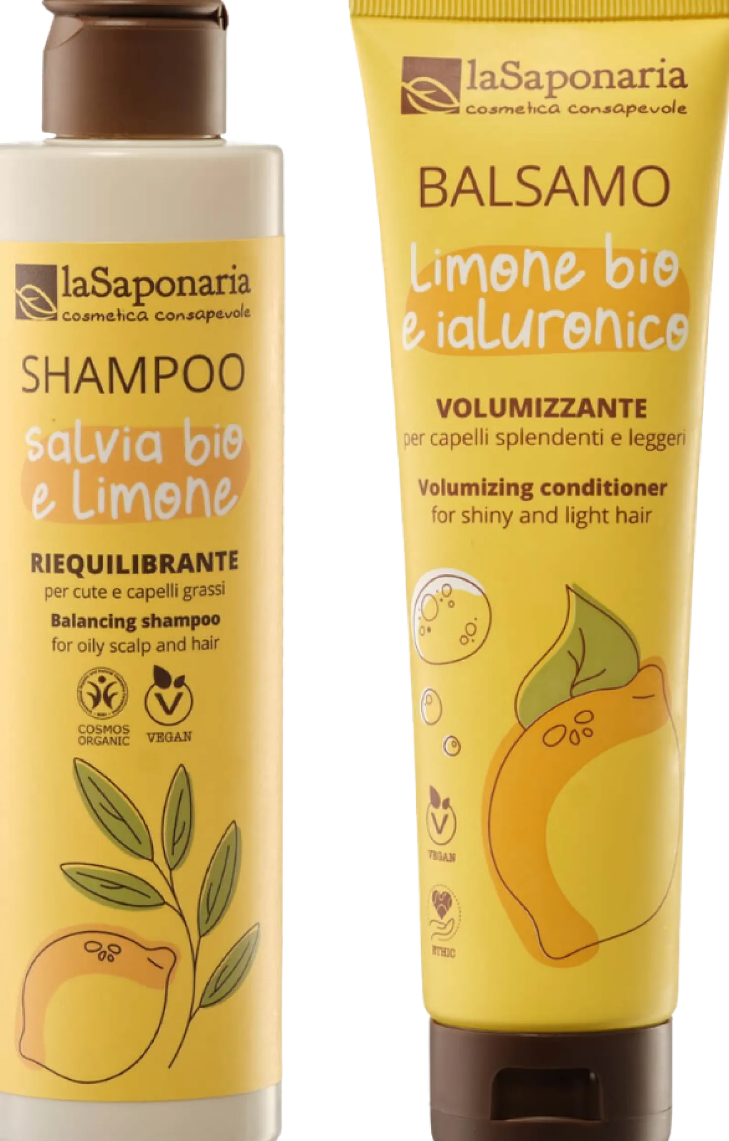 Kit Volumizzante per Capelli Grassi, 350 ml