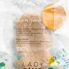 Konjac Body Sponge Walnut