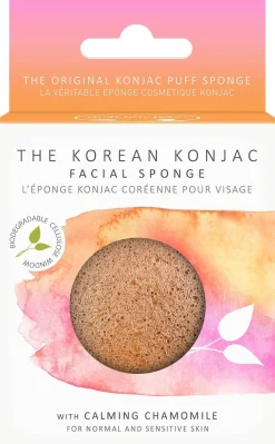 Konjac Facial Puff Sponge with Chamomile