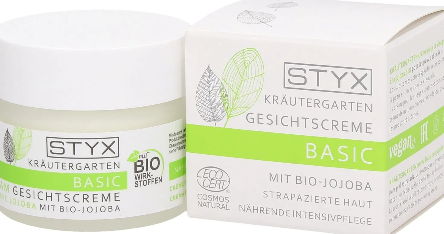 Kräutergarten Basic - Crema Viso con Jojoba Bio, 50 ml