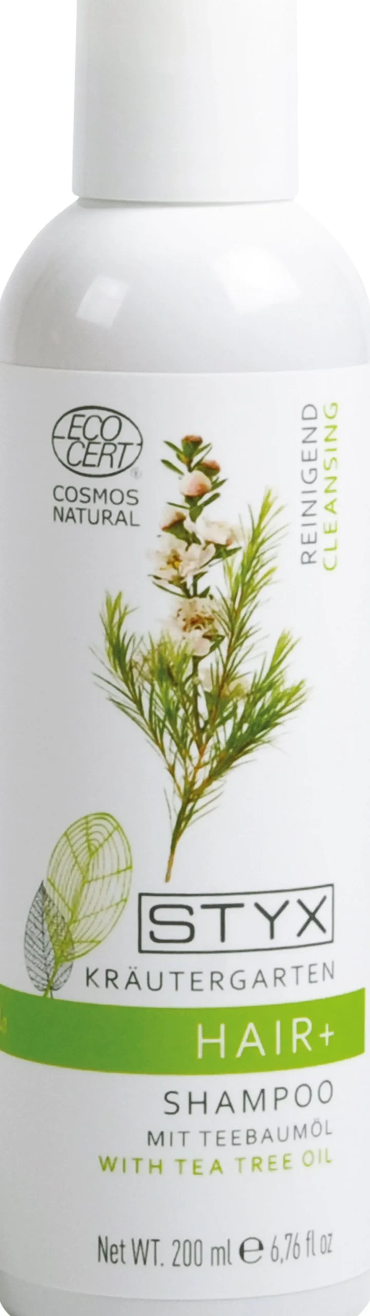 Kräutergarten Shampoo con Olio di Tea Tree, 200 ml