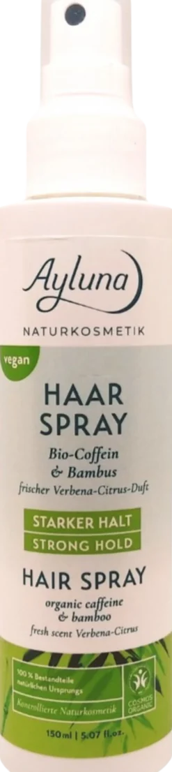 Lacca alla Caffeina e al Bambù Bio, 150 ml