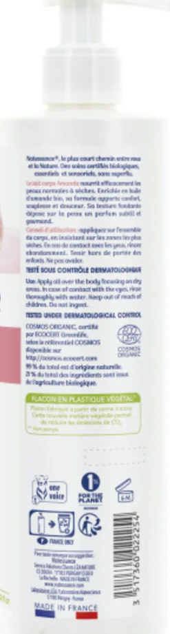 Latte Corpo alla Mandorla, 400 ml