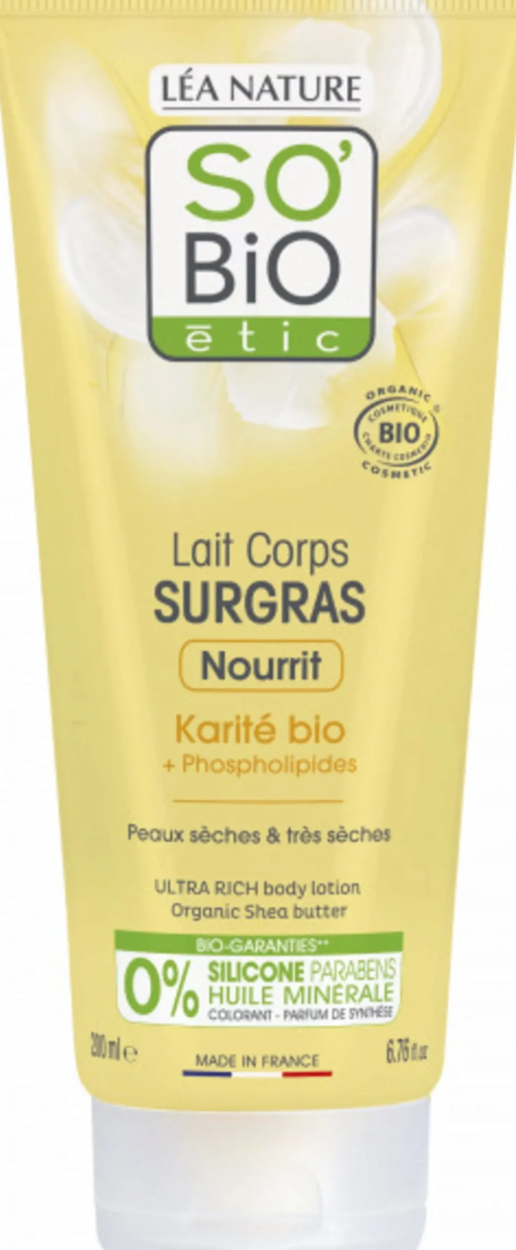 Latte Corpo Idratante al Burro di Karité Bio, 200 ml