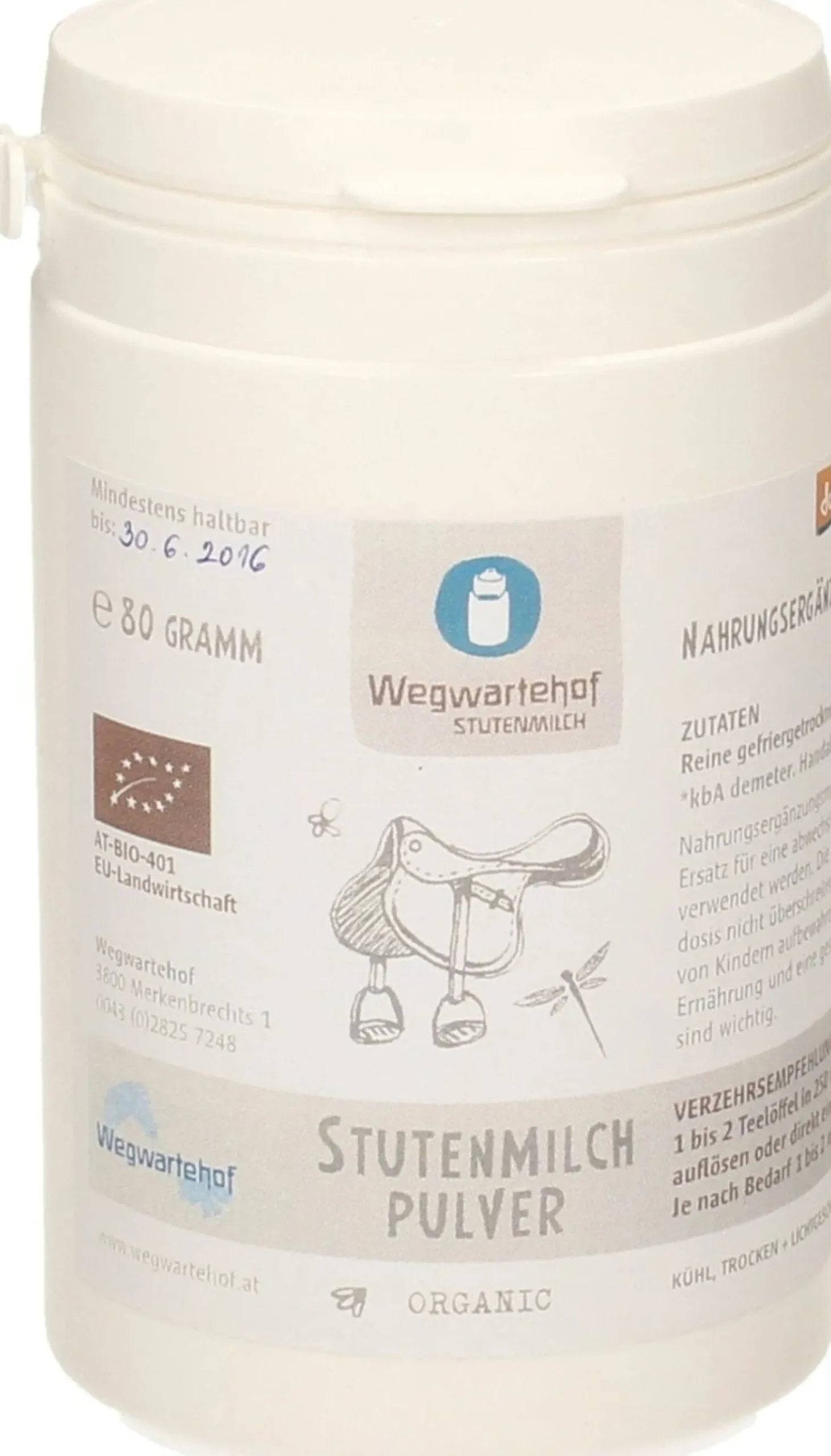 Latte Equino Liofilizzato in Polvere Demeter BIO, 80 g