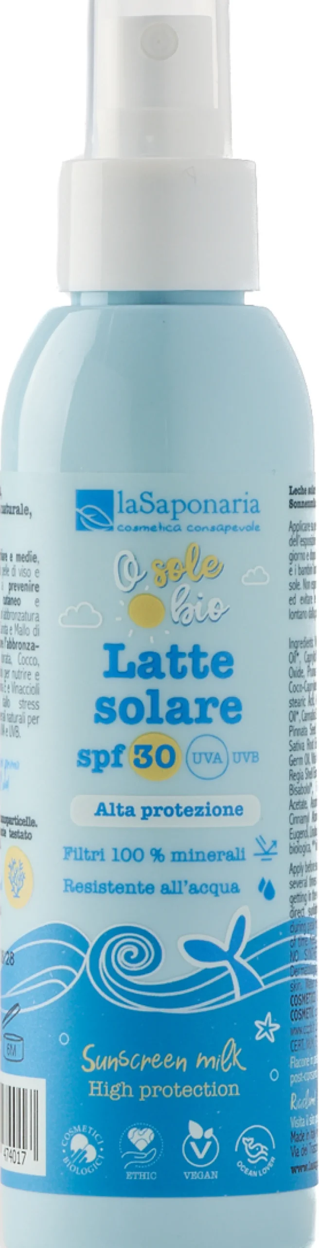 Latte Solare SPF30 - Alta Protezione, 125 ml