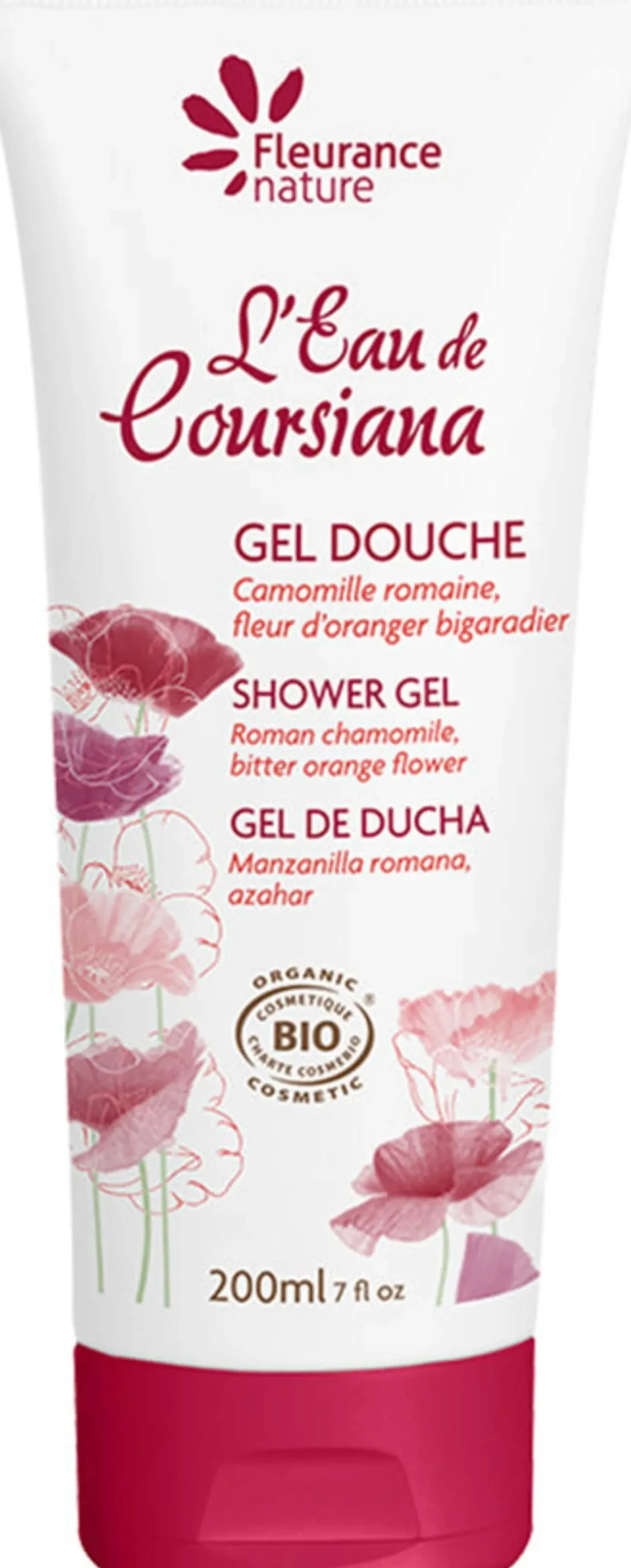 L'Eau de Coursiana Shower Gel Chamomile & Orange Flower, 200 ml
