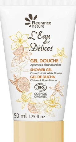 L'Eau des Délices Shower Gel Citrus Fruits & White Flowers, 50 ml