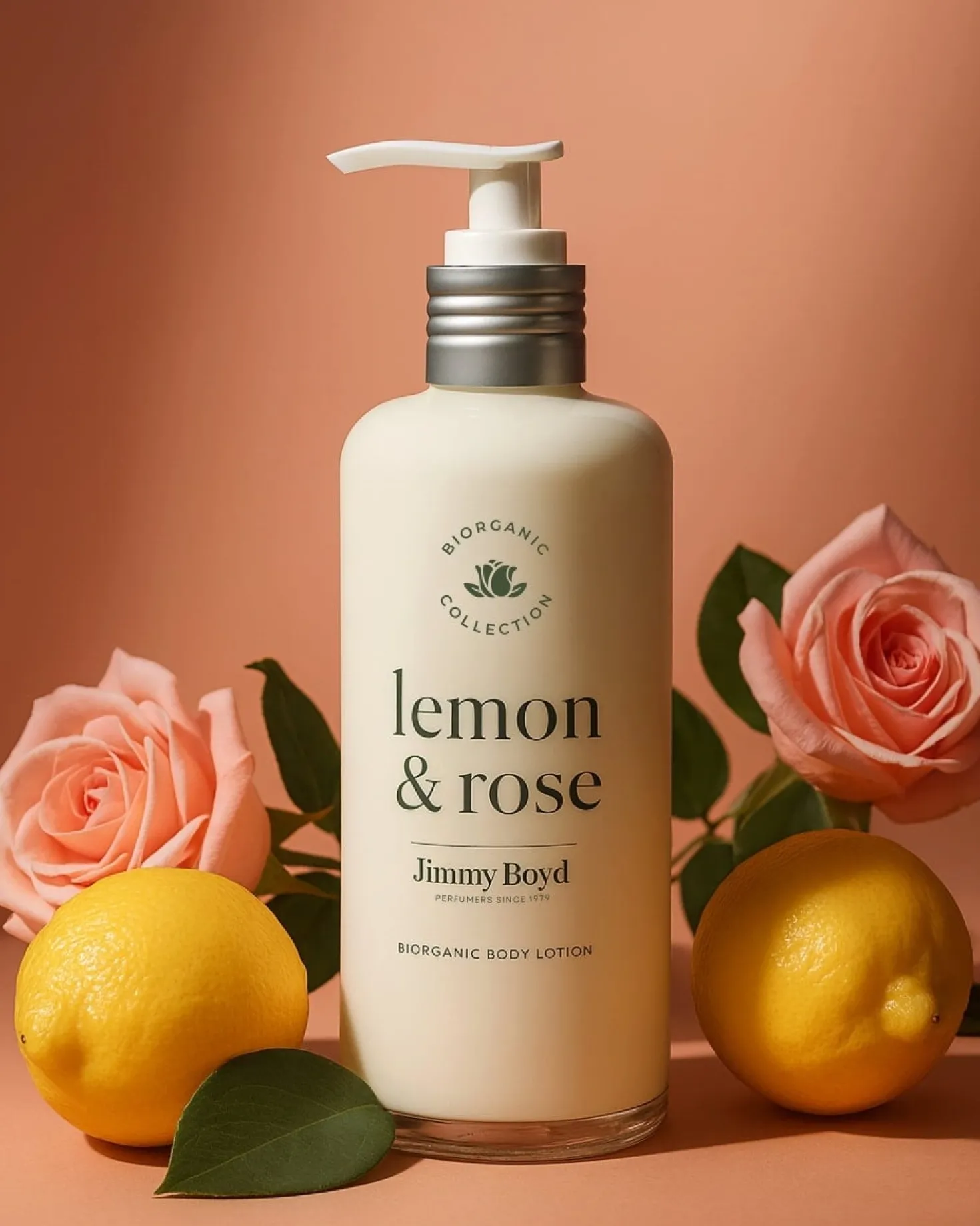 Lemon & Rose Biorganic Body Lotion, 200 ml