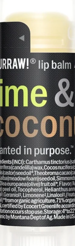 Lime & Coconut Lip Balm, 4,80 g