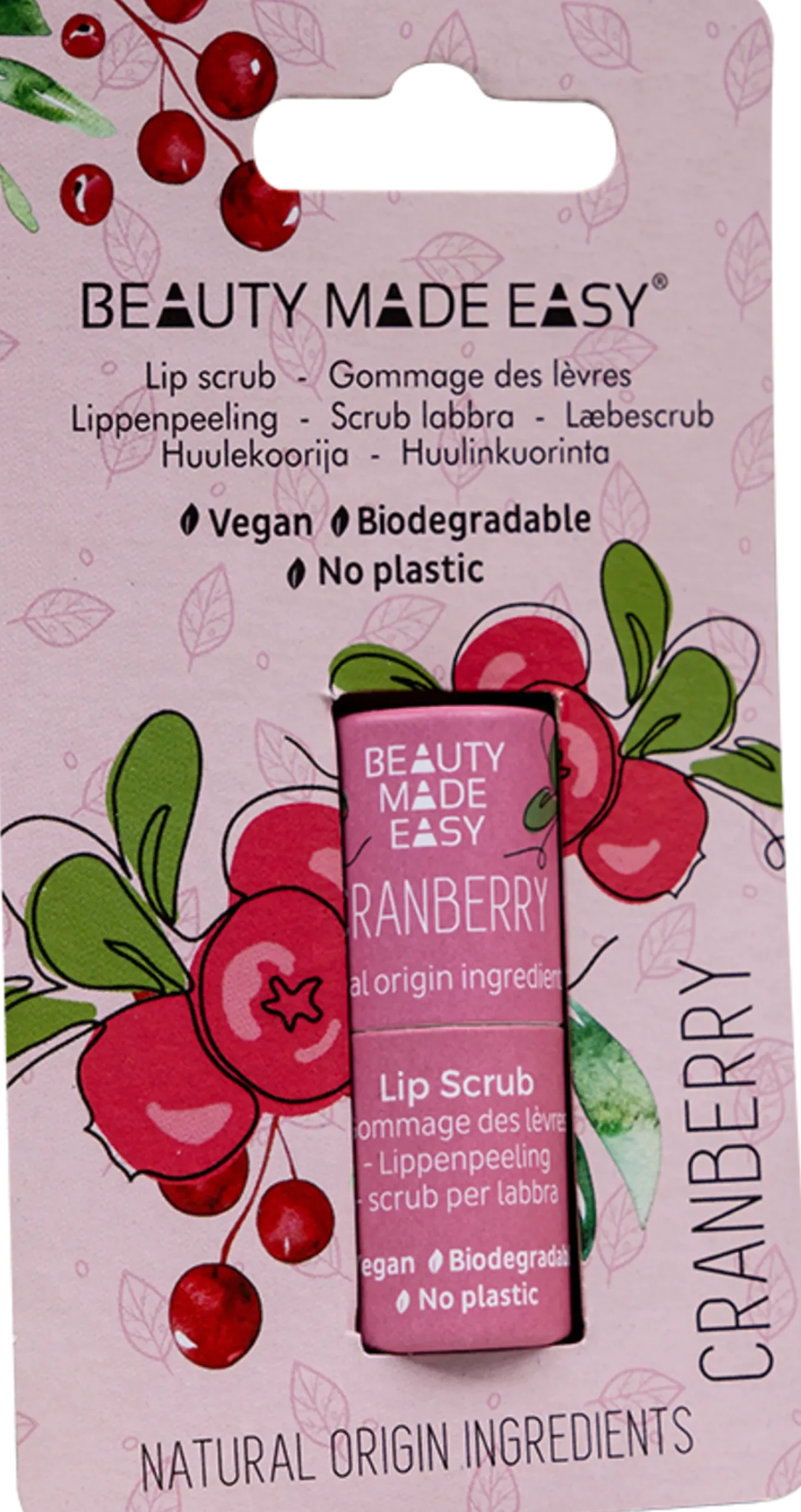 Lip Scrub Cranberry, 5,50 g