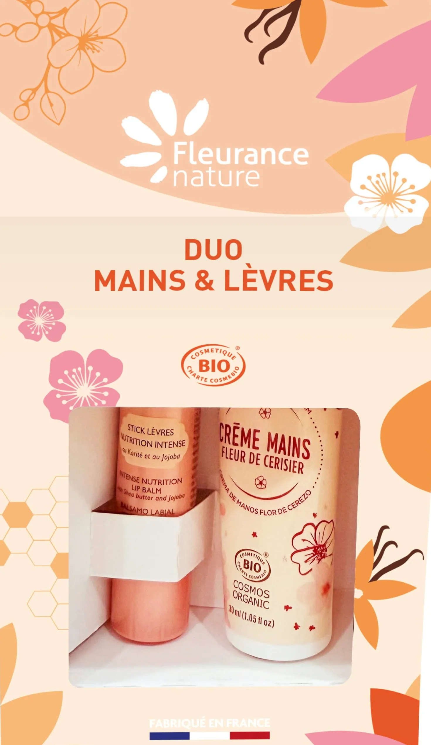 Lips & Hands Gift Set, Cherry Blossom