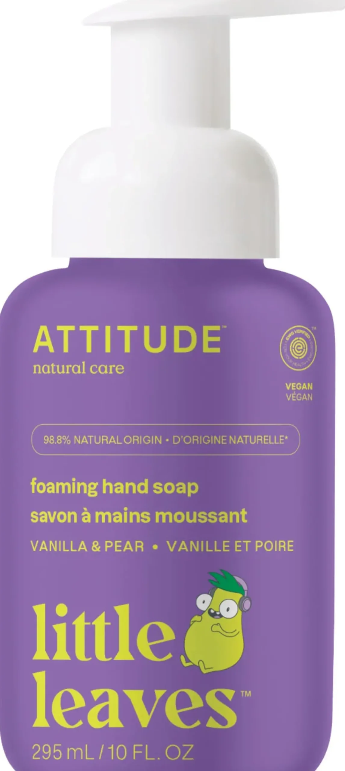 Little Leaves - Sapone Mani, Vaniglia e Pera, 295 ml