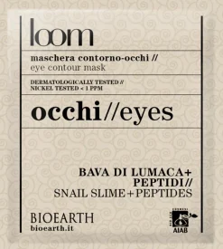 Loom Maschera Viso in Tessuto per il Contorno Occhi, 3 ml