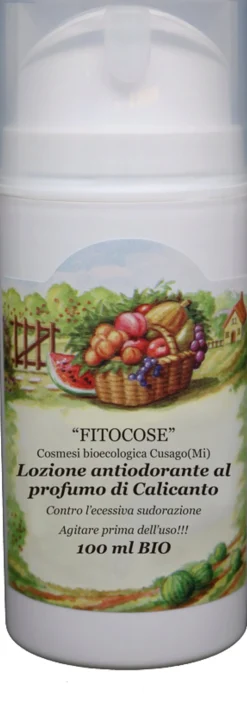 Lozione Antiodorante al Profumo di Calicanto, 100 ml
