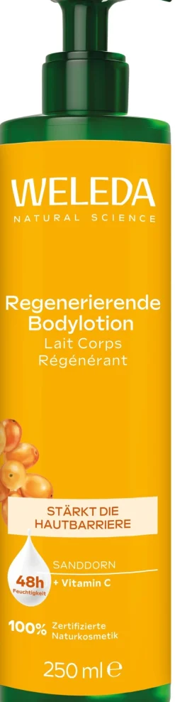 Lozione Corpo Rigenerante all'Olivello Spinoso e Vitamina C, 250 ml
