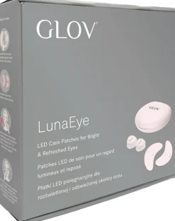 LunaEye LED Therapy Patches for Bright & Rejuvenated Eyes con Stazione di Ricarica