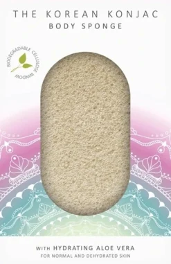 Mandala Konjac Body Sponge Aloe Vera