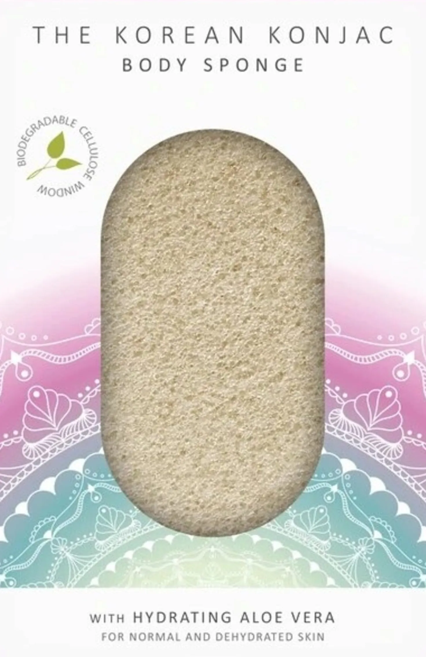 Mandala Konjac Body Sponge Aloe Vera
