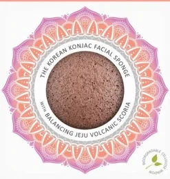 Mandala Konjac Facial Sponge Jeju Scoria