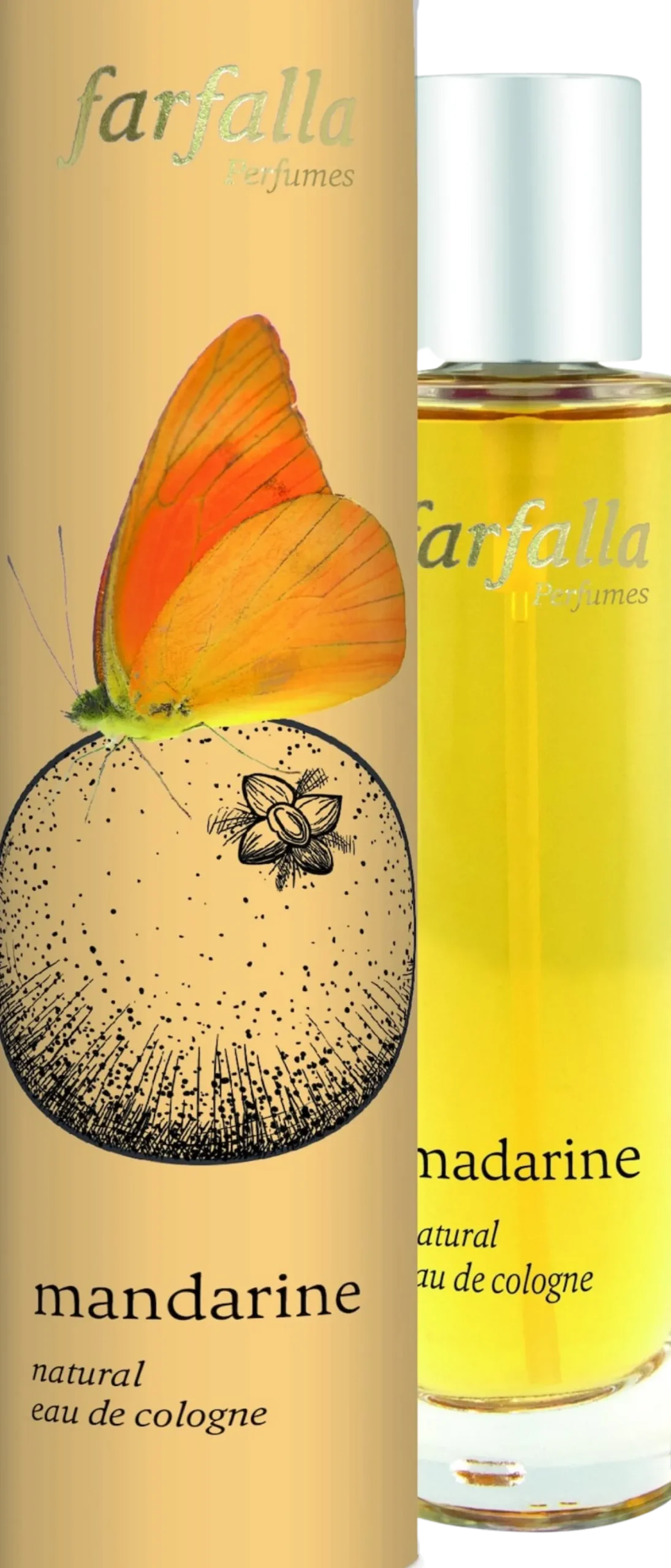 Mandarine Natural Eau de Cologne, 50 ml