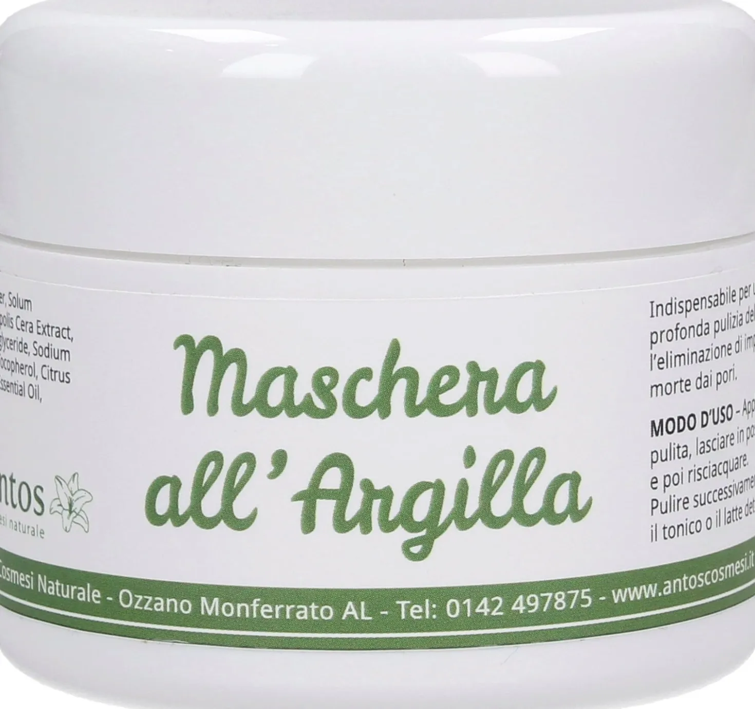 Maschera All'Argilla, 100 ml