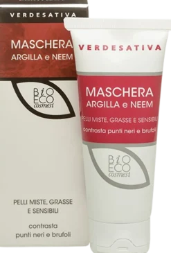 Maschera Argilla e Neem, 75 ml