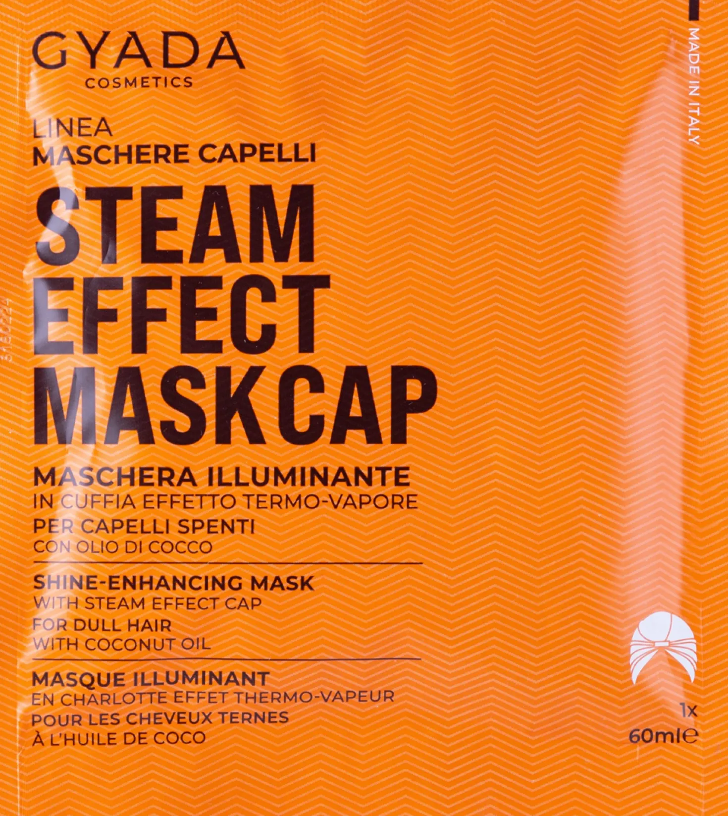 Maschera Capelli in Tessuto Illuminante e Rivitalizzante, 60 ml