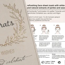 Maschera di Tessuto Rinfrescante, Congrats