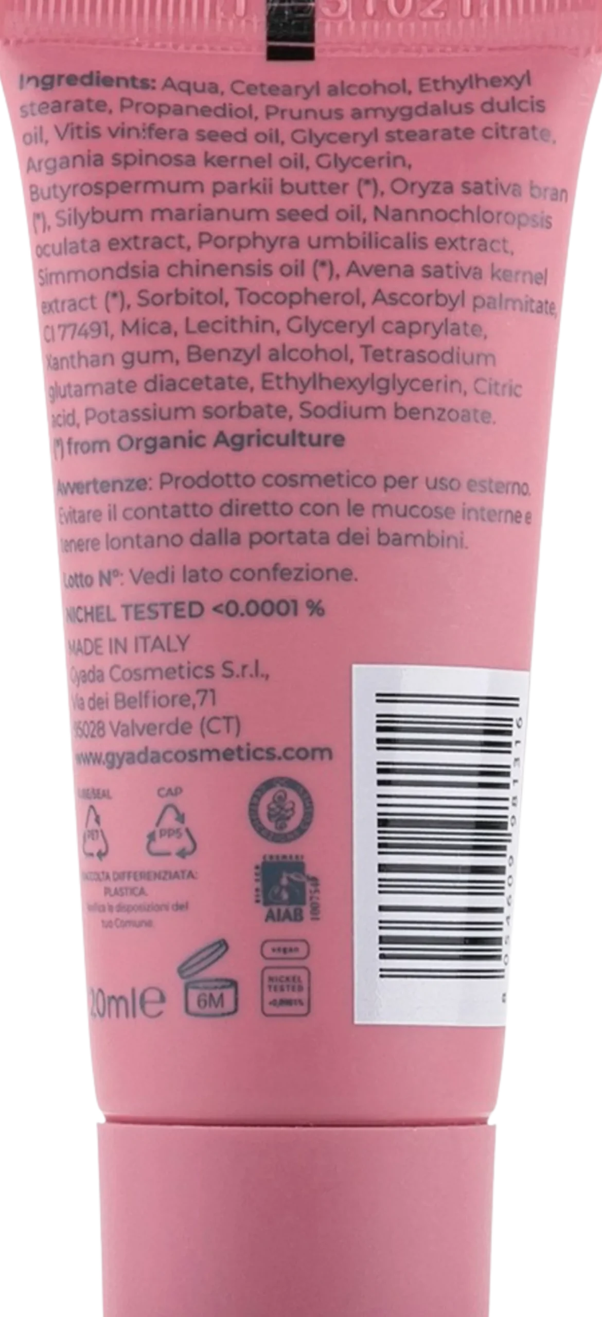 Maschera in Crema per le Labbra, 20 ml