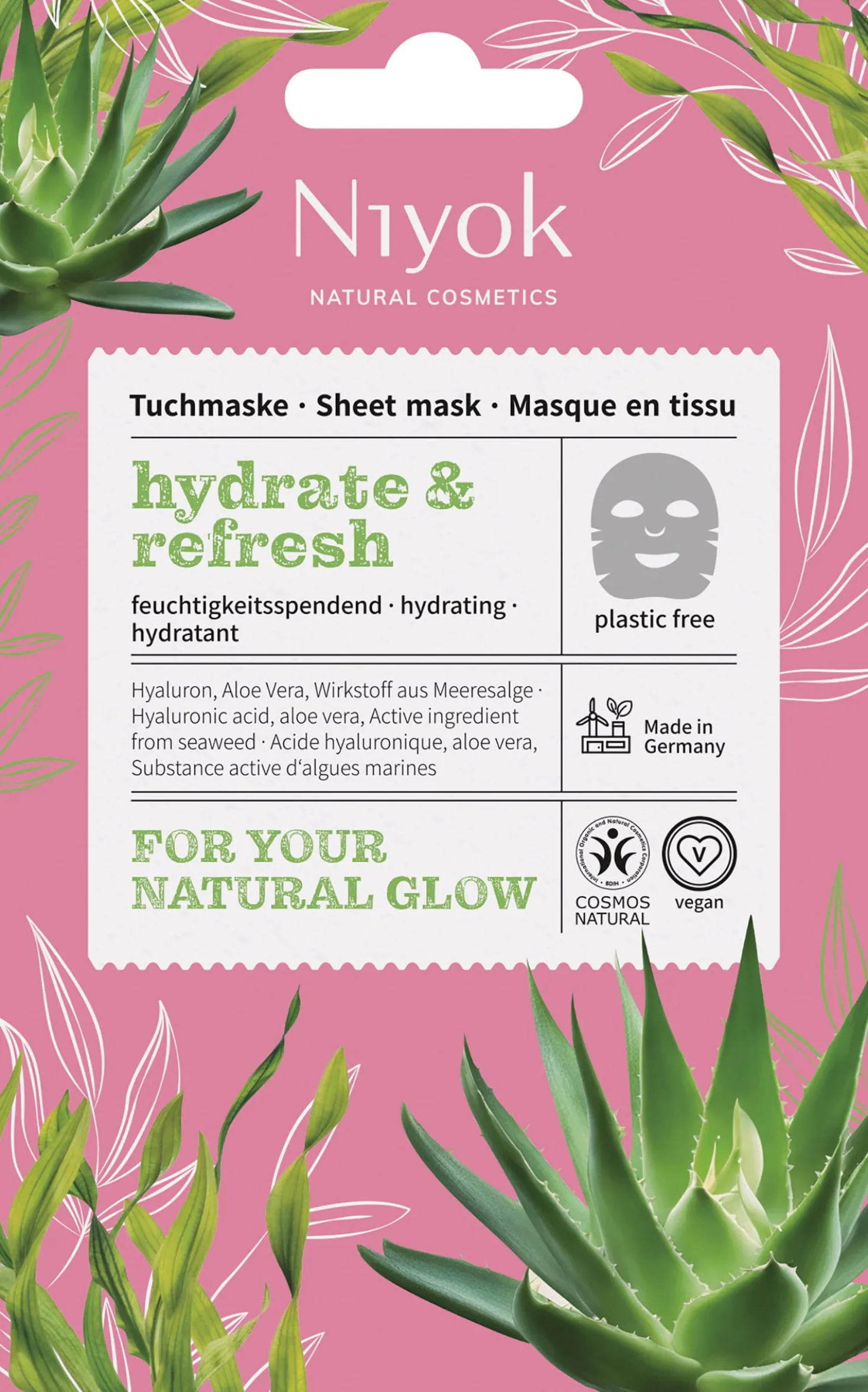 Maschera in Tessuto Idratante Hydrate & Refresh, 10 ml