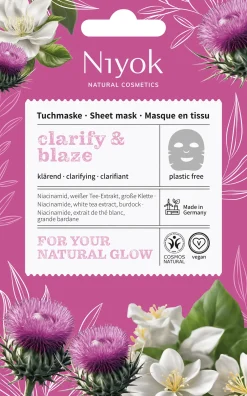 Maschera in Tessuto Purificante Clarify & Blaze, 10 ml