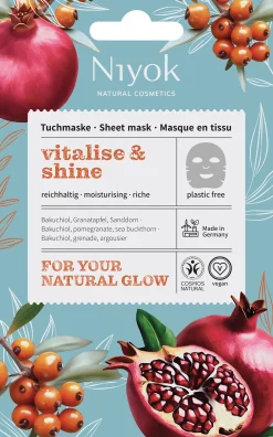 Maschera in Tessuto Ricca Vitalise & Shine, 10 ml