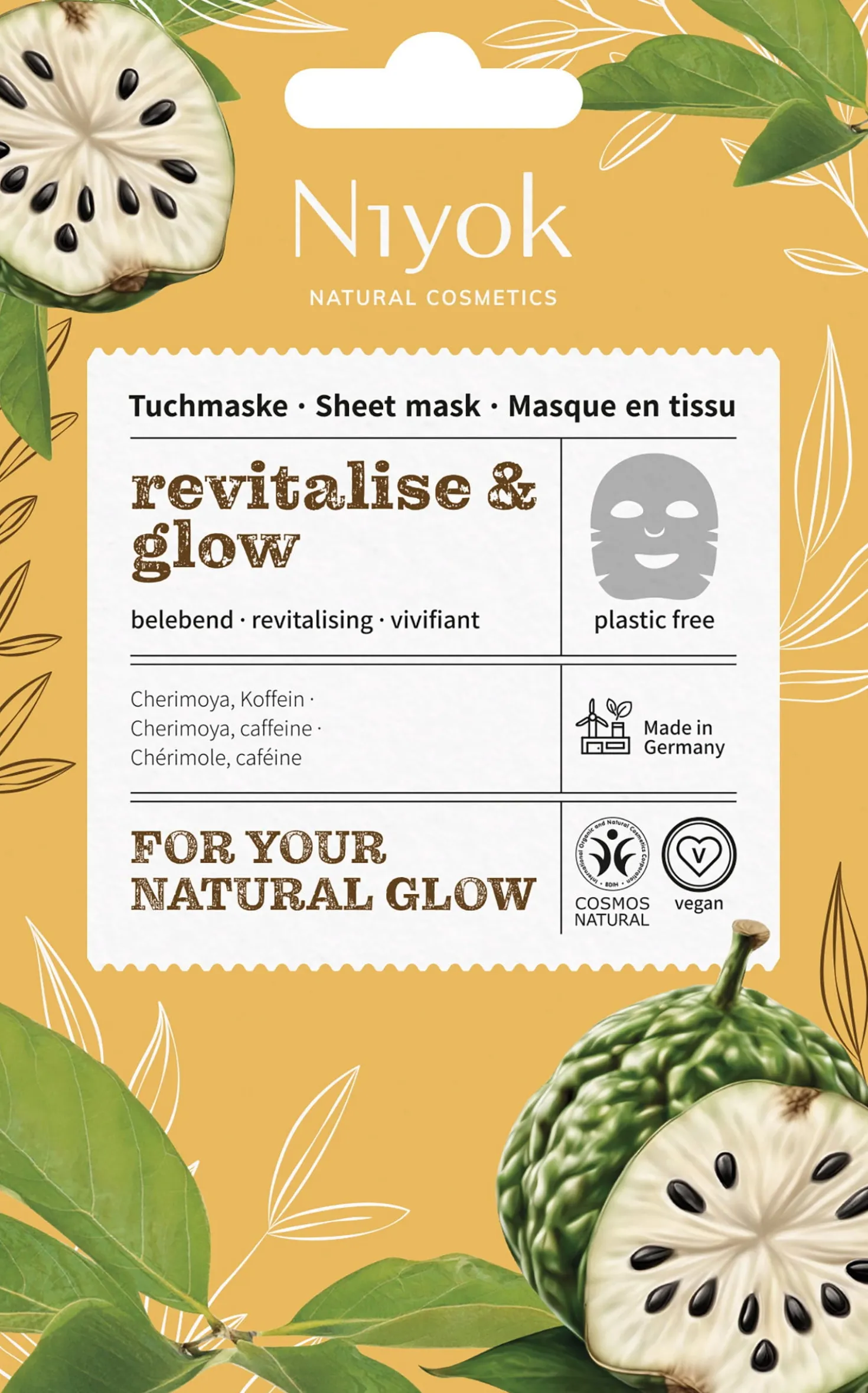 Maschera in Tessuto Rinvigorente Revitalise & Glow, 10 ml