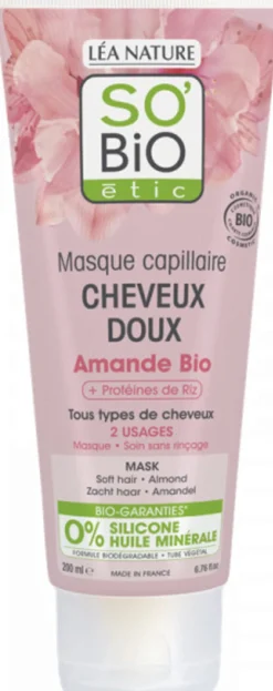 Maschera per Capelli alla Mandorla Bio, 200 ml
