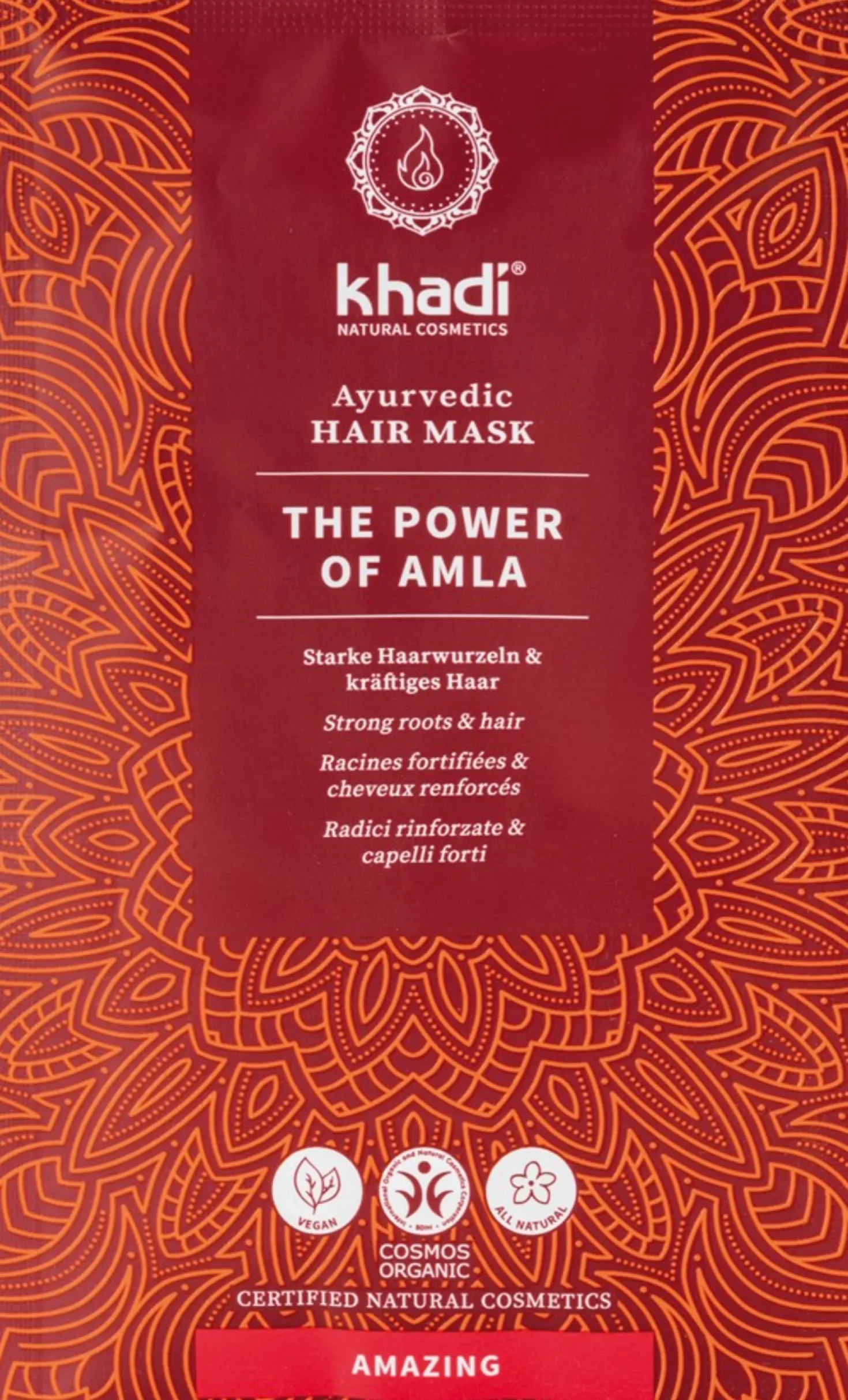 Maschera per Capelli Ayurvedica alla Povere di Amla, 50 g
