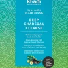 Maschera per Capelli Ayurvedica Detergente al Carbone Attivo, 50 g