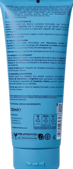 Maschera per Capelli Nutriente e Ristrutturante, 200 ml